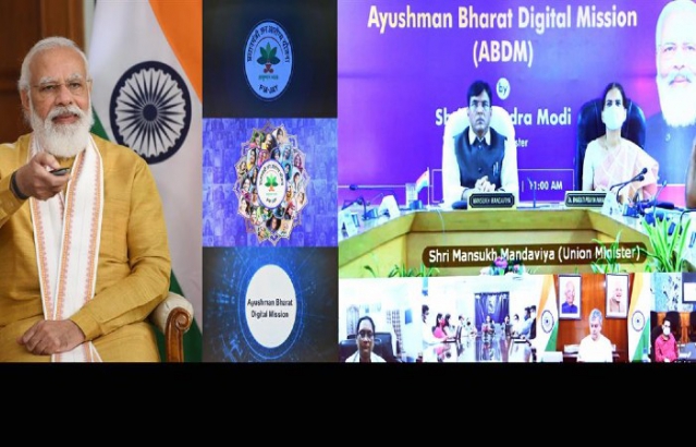 PRIME MINISTER MODI LAUNCHES AYUSHMAN BHARAT DIGITAL MISSION